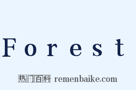Forest是什么意思的图片